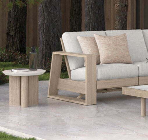 Forano Bellino End Table Ivory Product Image
